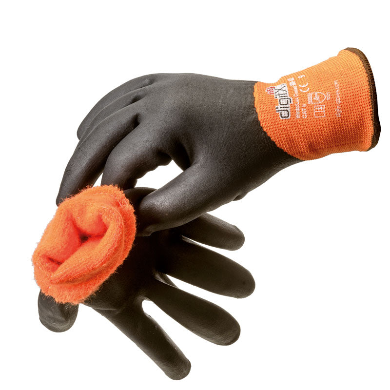SCANDILUX, luva de nitrilo impermeável e anti-frio com forro (12 pares)