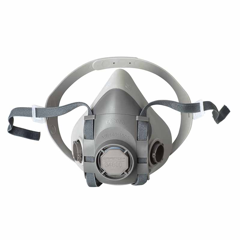 Máscara SAFETOP SEMI MASK Série 4600 feita de TPR hipoalergênico Tamanho M/L