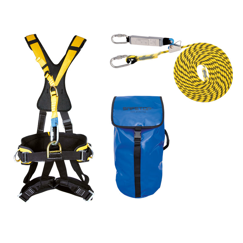 Equipamento de Proteção Profissional SIKKIM-B 20, KIT vertical 80076B+81232+80169 para segurança profissional