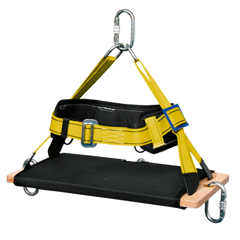 Equipamento de Proteção Profissional CADEIRA SAFETOP PLUS, com base rígida de madeira 535x270 mm para segurança profissional