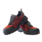 TÓQUIO, sapato vermelho S1P sem cadarços elásticos Flytex