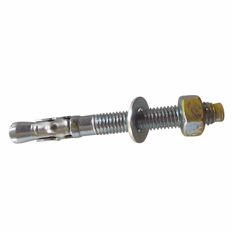Parafuso de fixação zincado de 16 mm para placas de ancoragem