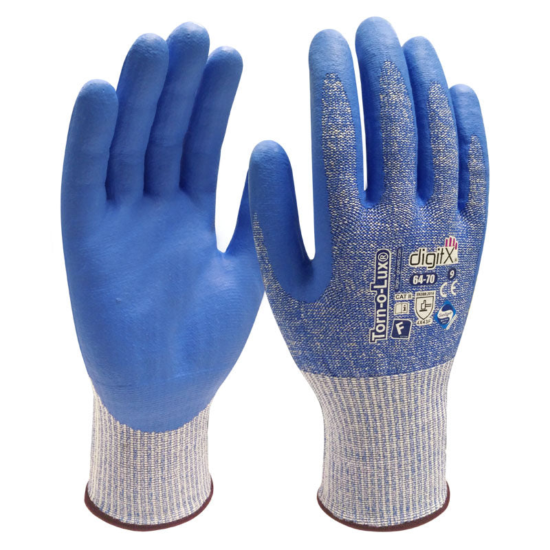 TORNOLUX, F luvas resistentes a cortes e ao calor (12 pares)