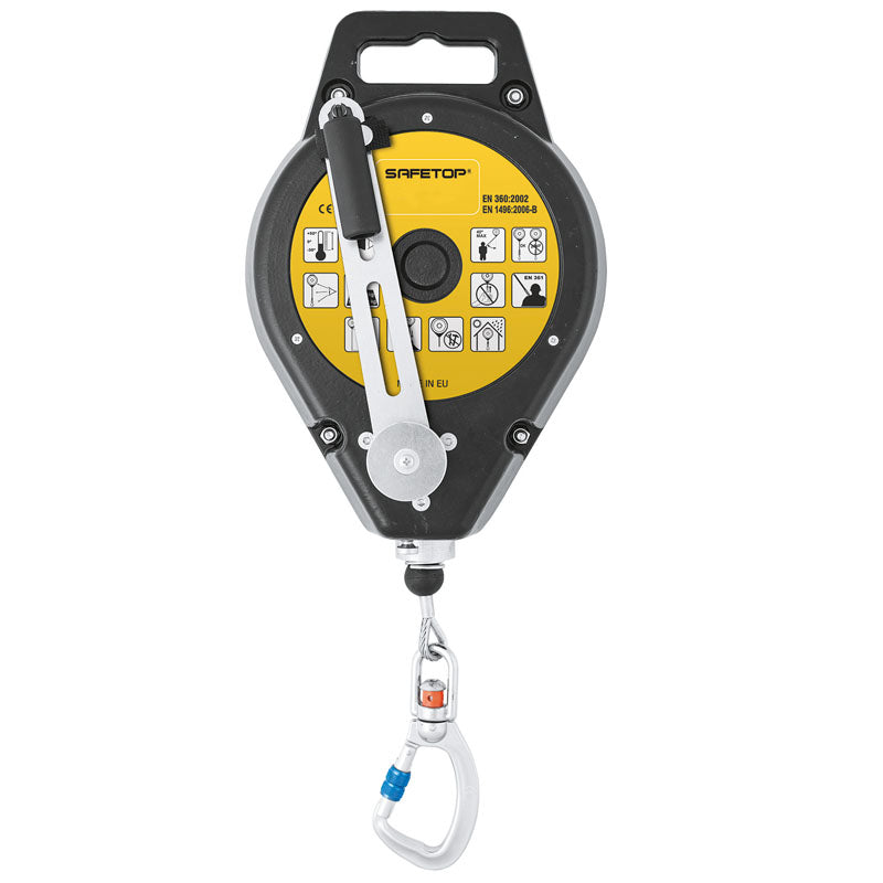 Equipamento de Proteção Profissional TORNO-SAFE, guincho de cabo de 25 m com manivela para tripés para segurança profissional