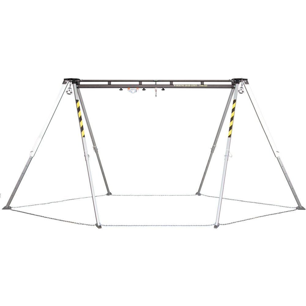 Trípode Spider, con raíl de 230 cm y trípode, apto para 2 personas, 6 patas