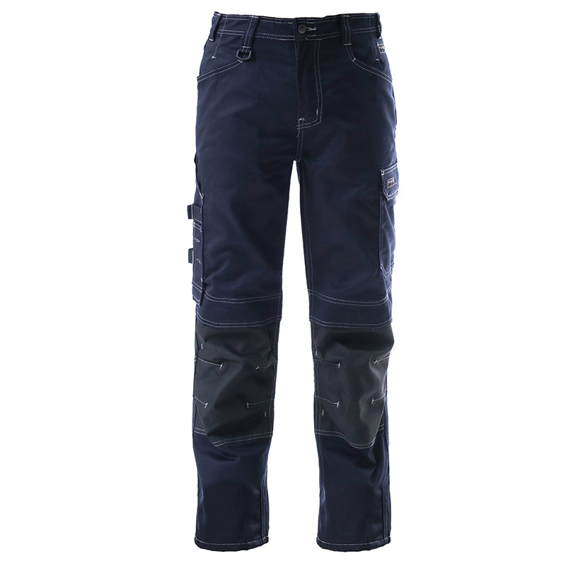 TRIVES, calças Oxford azuis de algodão elástico, tamanhos S-3XL equipamento de proteção profissional