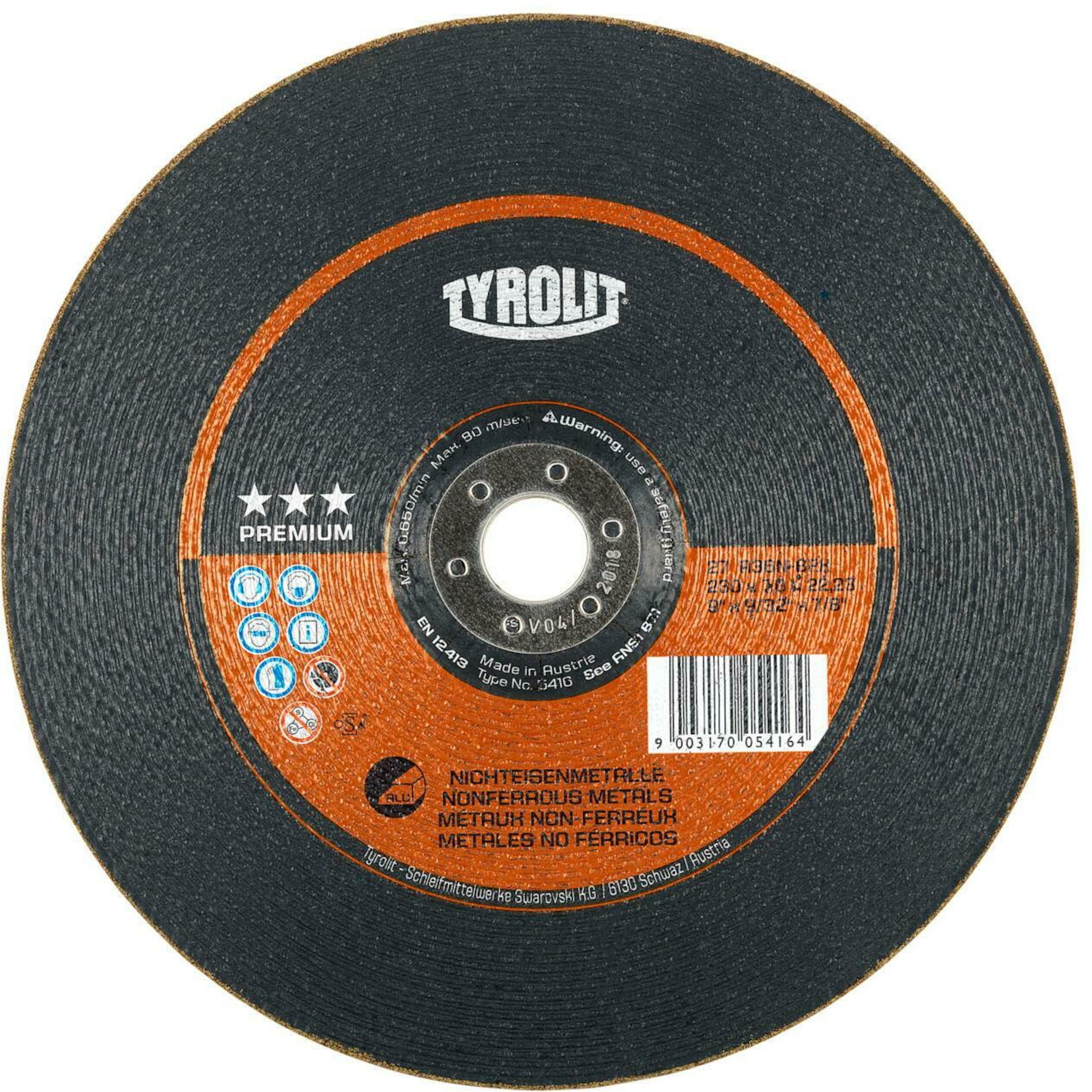 Disco de desbaste ALU PREMIUM*** 27E 115x7x22,23 A36N-BFX (5295)