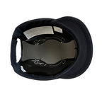 Visera de casco deportivo, visera corta azul marino, EN812