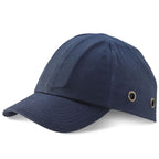 Equipamento de Proteção Profissional Boné de Proteção em Algodão com Viseira, de Estilo Desportivo, azul marinho EN812 para segurança profissional