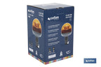 Pirilampo led laranja | Homologação ECE R65 | Para suporte flexível 12/24 V | Classificação de proteção IP: IP