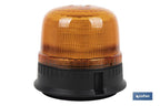 Pirilampo luz led intermitente laranja | Classe 1 | Homologação ECE R65 | Para suporte com íman ou com parafuso 12/24 V | Classificação de proteção IP: IP