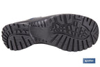 Sapato de Pele | Segurança S-3 | Modelo Apolo | Biqueira de Carbono Light | Cor negro