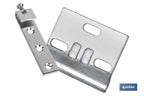 kit de Suporte para Armários | Acabamento Zincado | Medida: 60mm