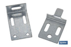 Kit de Esquadros de Suporte para Espelhos | Medida: 30 mm | Aço Galvanizado