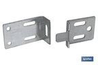 Kit de Esquadros de Suporte para Espelhos | Medida: 30 mm | Aço Galvanizado