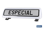 Sinal de aviso de acompanhamento de veículo especial V21 | Material: resina