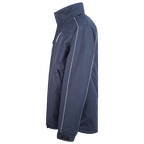 Parka ergonómica acolchoado e detalhes refletores